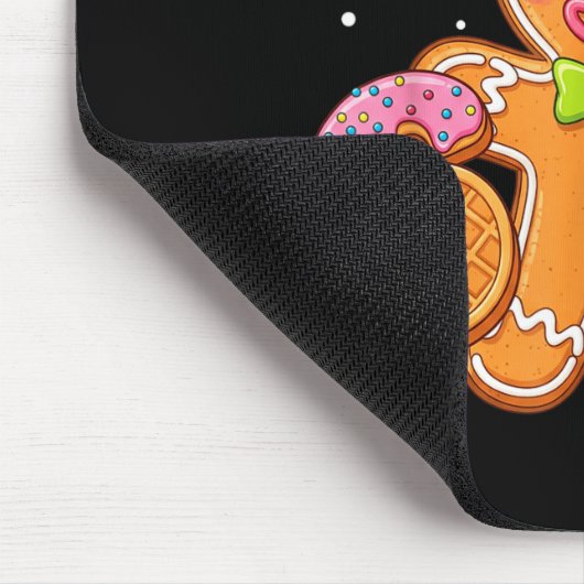 Funny Gingerbread Six Seven 67 Ice Cream Drip Chri マウスパッド (コーナー)