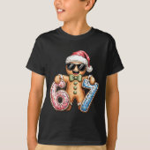 Funny Gingerbread Six Seven 67 Ice Cream Drip Chri Tシャツ (正面)