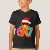 Funny Gingerbread Six Seven 67 Ice Cream Drip Chri Tシャツ (正面)
