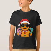 Funny Gingerbread Six Seven 67 Ice Cream Drip Chri Tシャツ (正面)