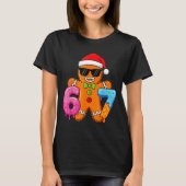 Funny Gingerbread Six Seven 67 Ice Cream Drip Chri Tシャツ (正面)