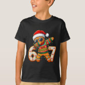 Funny Gingerbread Six Seven 67 Ice Cream Drip Chri Tシャツ (正面)