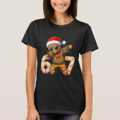 Funny Gingerbread Six Seven 67 Ice Cream Drip Chri Tシャツ (正面)