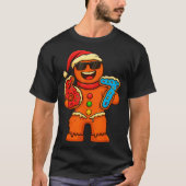 Funny Gingerbread Six Seven 67 Ice Cream Drip Chri Tシャツ (正面)