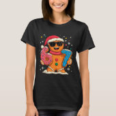 Funny Gingerbread Six Seven 67 Ice Cream Drip Chri Tシャツ (正面)