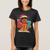 Funny Gingerbread Six Seven 67 Ice Cream Drip Chri Tシャツ (正面)