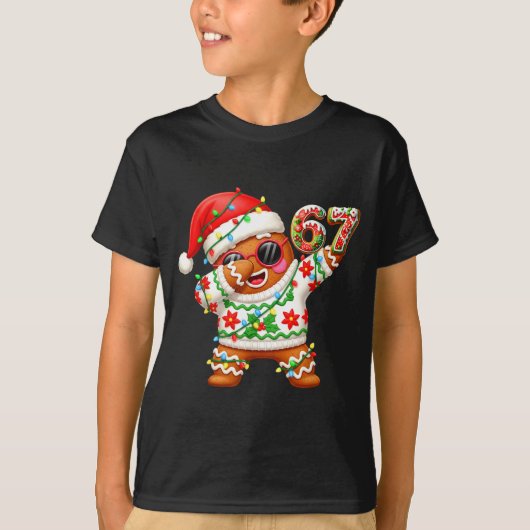 Funny Gingerbread Six Seven 67 Ice Cream Drip Chri Tシャツ (正面)
