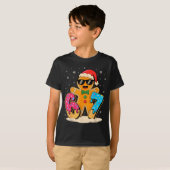 Funny Gingerbread Six Seven 67 Ice Cream Drip Chri Tシャツ (正面フル)