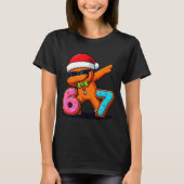 Funny Gingerbread Six Seven 67 Ice Cream Drip Chri Tシャツ (正面)