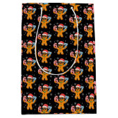 Funny Gingerbread Six Seven 67 Ice Cream Drip Xmas ミディアムペーパーバッグ (正面)