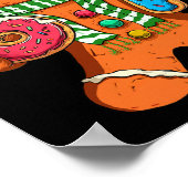 Funny Gingerbread Six Seven 67 Meme Ice Cream Chri ポスター (角)