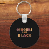 Funny Gingers Are Black Meme, Ginger Blacks Redhea キーホルダー (正面)