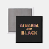 Funny Gingers Are Black Meme, Ginger Blacks Redhea マグネット (正面/裏面)