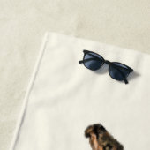 Funny Giraffe Beach Towel ビーチタオル (インサイチュ)