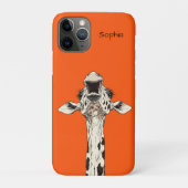 Funny Giraffe Case-Mate iPhoneケース (裏)