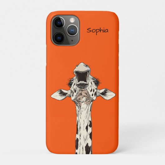 Funny Giraffe Case-Mate iPhoneケース (裏)