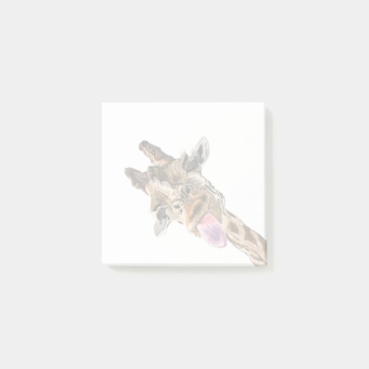 Funny Giraffe Post-it® Notes ポストイット (正面)