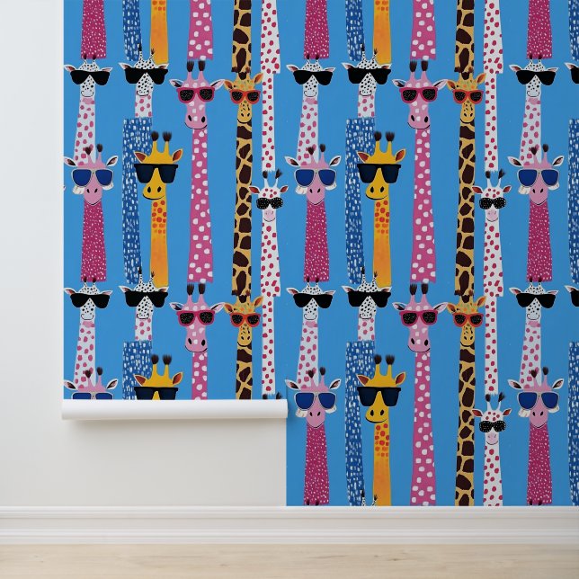 Funny giraffes with sunglasses 壁紙 (アプリケーション)