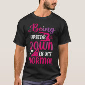 Funny Girls Upside Down is my Normal Gymnastics Gi Tシャツ (正面)