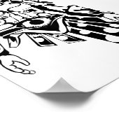 Funny Gladiator 67 Meme Roman Numerals Lxvii Viral ポスター (角)