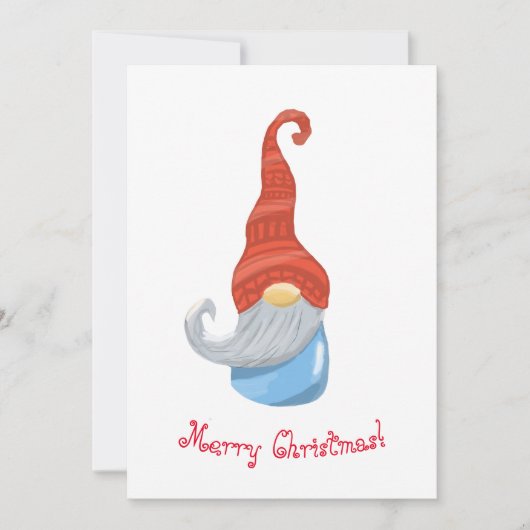 Funny gnome サンキューカード (正面)