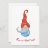 Funny gnome サンキューカード (正面/裏面)