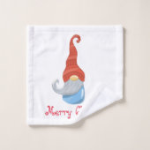 Funny gnome  バスタオルセット (ウォッシュタオル)