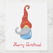 Funny gnome  ワインラベル (シングルラベル)