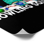 Funny Gnome Bowling Squad For Family Cute Bowling  ポスター (角)