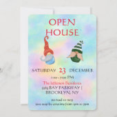 Funny Gnome Party Invitation – Whimsical Cute 招待状 (裏面)