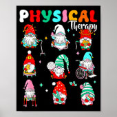 Funny Gnome Physical Therapy Pt Physical Therast C ポスター (正面)