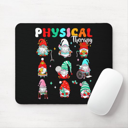 Funny Gnome Physical Therapy Pt Physical Therast C マウスパッド (マウス)