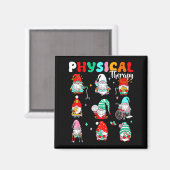 Funny Gnome Physical Therapy Pt Physical Therast C マグネット (正面/裏面)
