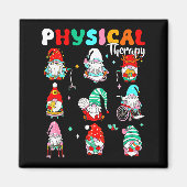 Funny Gnome Physical Therapy Pt Physical Therast C マグネット (正面)