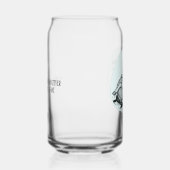 Funny Goat Capricorn Zodiac Birthday Christmas ガラス缶 (右)