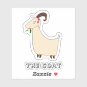Funny Goat Custom-Cut Vinyl Sticker シール (シート)