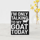 Funny Goat Design For Men Women Kids Boer Pygmy Go カード (黄色い花)