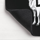 Funny Goat Gift Dad Sarcastic Graphic  マウスパッド (コーナー)