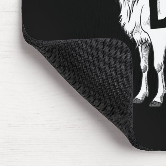 Funny Goat Gift Dad Sarcastic Graphic  マウスパッド (コーナー)