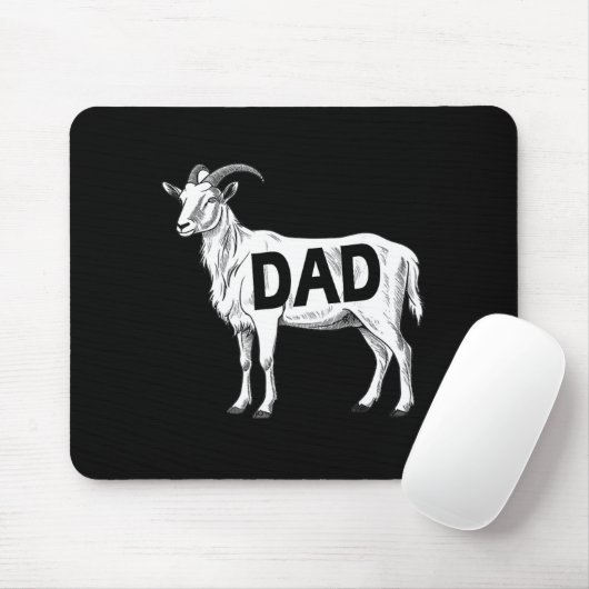 Funny Goat Gift Dad Sarcastic Graphic  マウスパッド (マウス)
