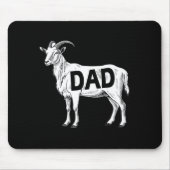 Funny Goat Gift Dad Sarcastic Graphic  マウスパッド (正面)