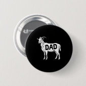 Funny Goat Gift Dad Sarcastic Graphic  缶バッジ (正面&裏面)