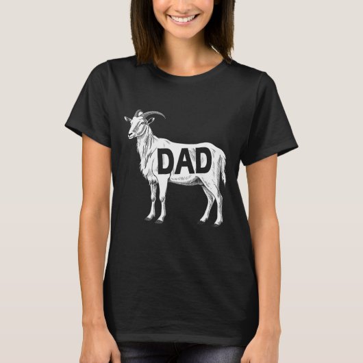 Funny Goat Gift Dad Sarcastic Graphic  Tシャツ (正面)