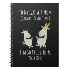 Funny Goat Gifts For Mom Women Mama Lover ノートブック
