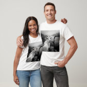 Funny Goat Selfie with Loch Ness Monster T-Shirt  Tシャツ (ユニセックス)