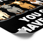 Funny Goats Are Like Tato Chips, You Cant Have Jus ポスター (角)