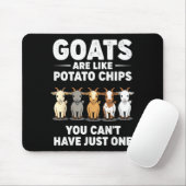 Funny Goats Are Like Tato Chips, You Cant Have Jus マウスパッド (マウス)