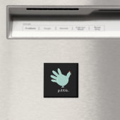 Funny Gobble Turkey Glove Medical Nures Thanksgivi マグネット (インサイチュ (食洗機))