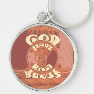 Funny God Bless You Golden  kenya  Hakuna Matata G キーホルダー