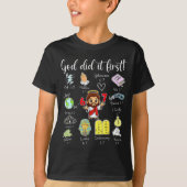 Funny God Did It First 67 Meme Jesus Christian Bib Tシャツ (正面)